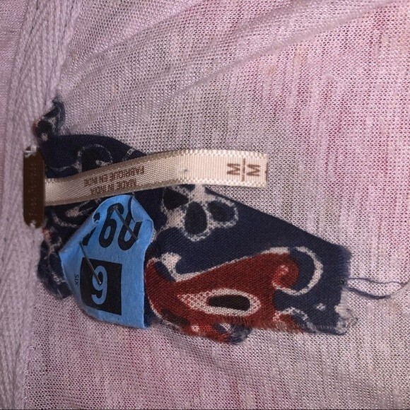 FREE PEOPLE Boho Floral Bell Sleeve Tunic – Size M - Picture 5 of 5